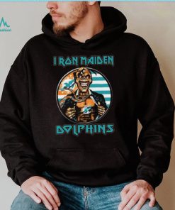 Original Blood Inside Me Iron Maiden Miami Dolphins T Shirt