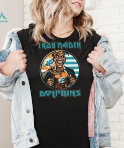 Original Blood Inside Me Iron Maiden Miami Dolphins T Shirt