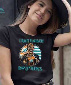 Original Blood Inside Me Iron Maiden Miami Dolphins T Shirt