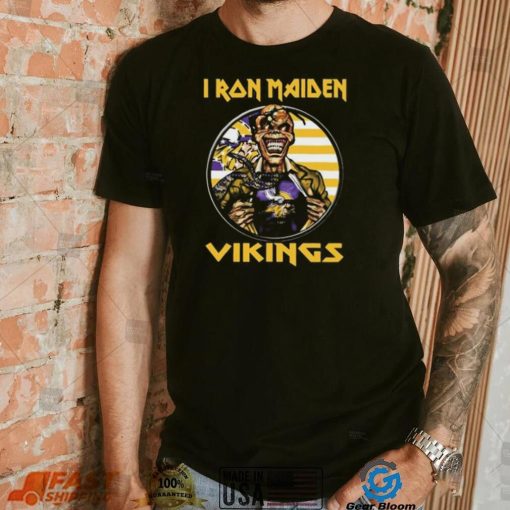 Original Blood Inside Me Iron Maiden Minnesota Vikings T Shirt