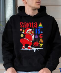 Original Gay Pride Christmas Santa Is Gay Shirt