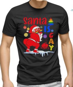 Original Gay Pride Christmas Santa Is Gay Shirt