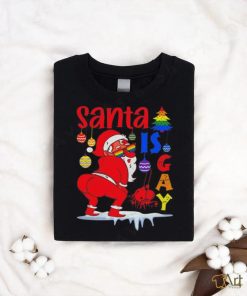 Original Gay Pride Christmas Santa Is Gay Shirt