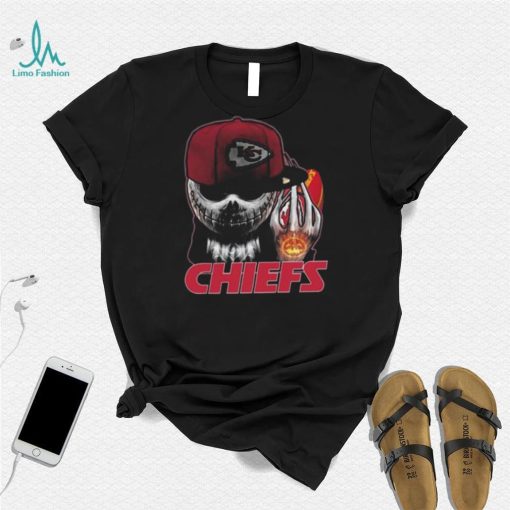 Original Jack Skellington Hat Kansas City Chiefs T Shirt