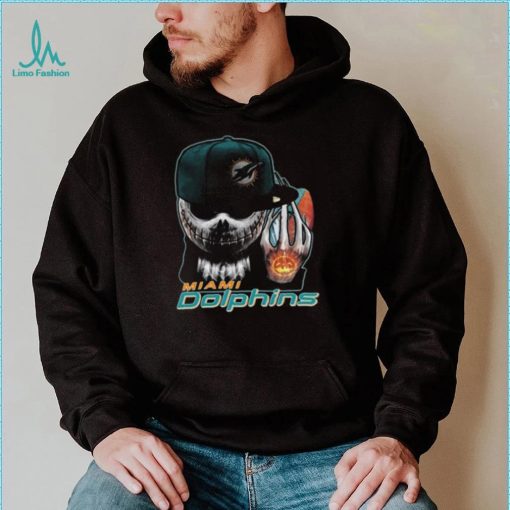 Original Jack Skellington Hat Miami Dolphins T Shirt