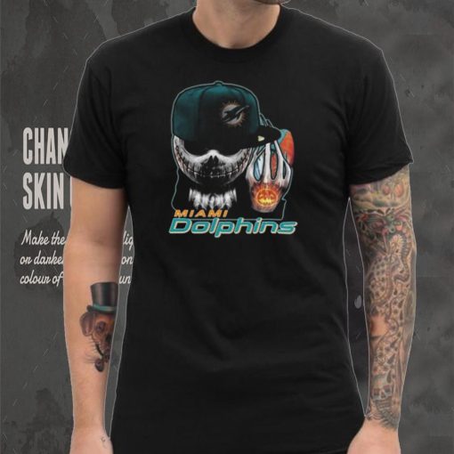 Original Jack Skellington Hat Miami Dolphins T Shirt