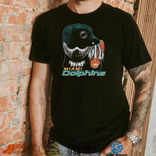 Original Jack Skellington Hat Miami Dolphins T Shirt
