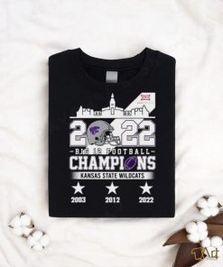 Original Kansas State Wildcats 2022 Big 12 Football Champions 2003 2022 T shirt
