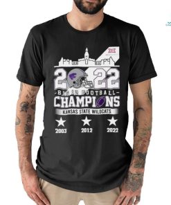Original Kansas State Wildcats 2022 Big 12 Football Champions 2003 2022 T shirt