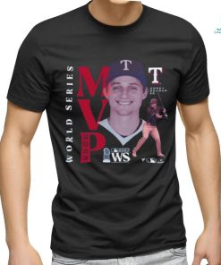 Original MLB Baseball Corey Seager Texas Rangers 2023 World Series Champions MVP Shirt