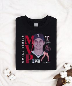 Original MLB Baseball Corey Seager Texas Rangers 2023 World Series Champions MVP Shirt