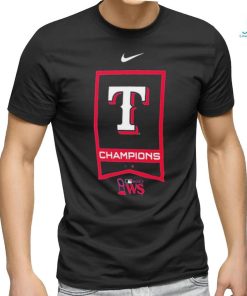 Original MLB Baseball Nike Texas Rangers Champions 2023 WS Shirt