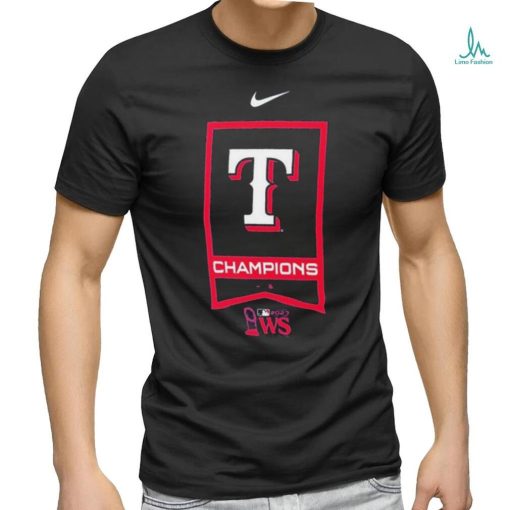Original MLB Baseball Nike Texas Rangers Champions 2023 WS Shirt