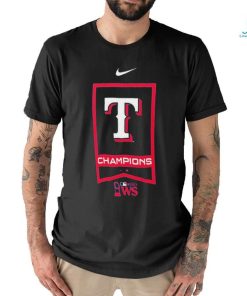 Original MLB Baseball Nike Texas Rangers Champions 2023 WS Shirt