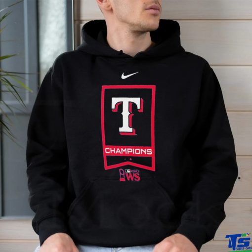 Original MLB Baseball Nike Texas Rangers Champions 2023 WS Shirt