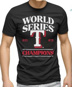 Original MLB Baseball Texas Rangers 2023 World Series Champions Signature Roster Shirt