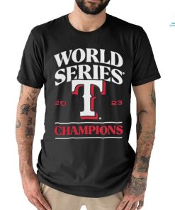 Original MLB Baseball Texas Rangers 2023 World Series Champions Signature Roster Shirt