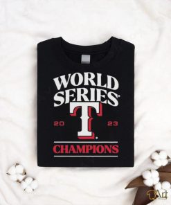 Original MLB Baseball Texas Rangers 2023 World Series Champions Signature Roster Shirt