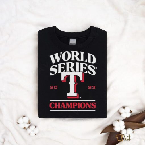 Original MLB Baseball Texas Rangers 2023 World Series Champions Signature Roster Shirt
