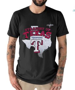 Original MLB Baseball Texas Rangers Straight Up Texas Champions 2023 Shirt
