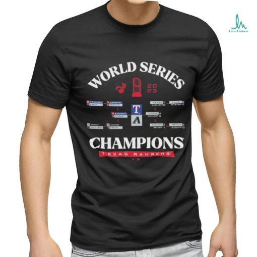 Original MLB Baseball Texas Rangers World Series Champions 2023 Fall Classic T Shirt