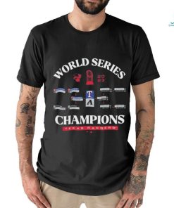 Original MLB Baseball Texas Rangers World Series Champions 2023 Fall Classic T Shirt