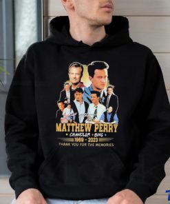 Original Matthew Perry Chandler Bing 1969–2023 Thank You For The Memories T Shirt