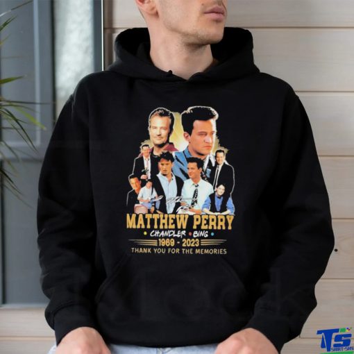 Original Matthew Perry Chandler Bing 1969–2023 Thank You For The Memories T Shirt