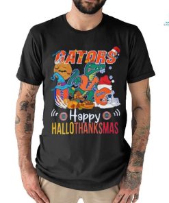 Original NCAA Florida Gators Mascot Happy Hallothanksmas Shirt