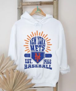 Original New York Mets Sun Burst Est 1962 Baseball T Shirt