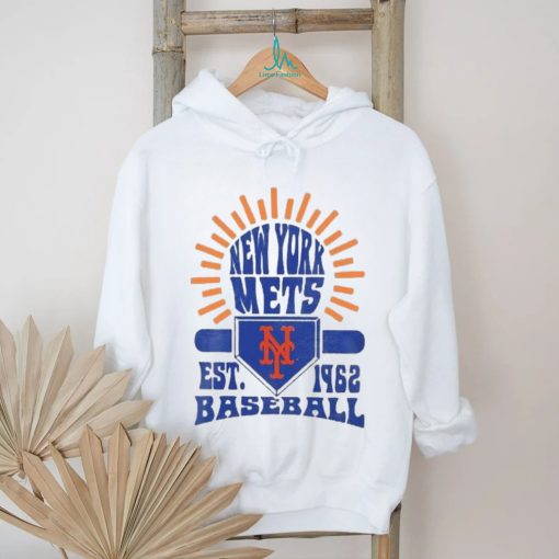 Original New York Mets Sun Burst Est 1962 Baseball T Shirt