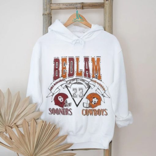 Original Oklahoma State Football Vs Oklahoma Sooners Bedlam Oklahoma’s One Last Final Showdown 2023 T Shirt