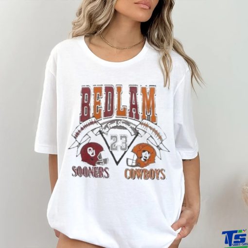 Original Oklahoma State Football Vs Oklahoma Sooners Bedlam Oklahoma’s One Last Final Showdown 2023 T Shirt
