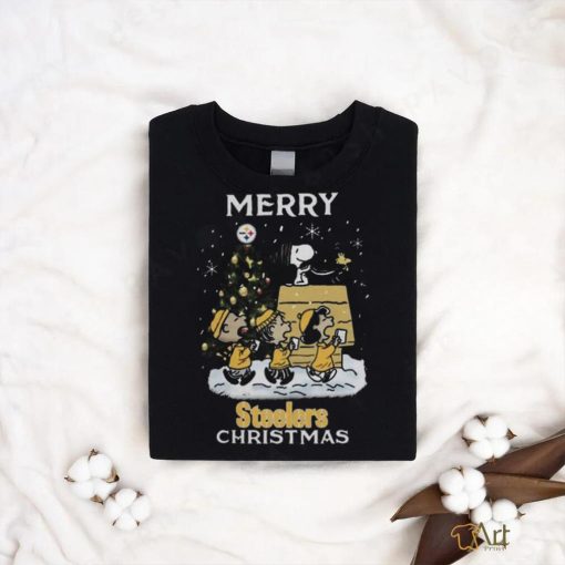Original Pittsburgh Steelers Snoopy Family Christmas Shirt