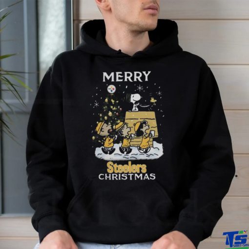 Original Pittsburgh Steelers Snoopy Family Christmas Shirt