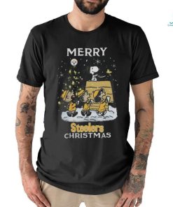 Original Pittsburgh Steelers Snoopy Family Christmas Shirt