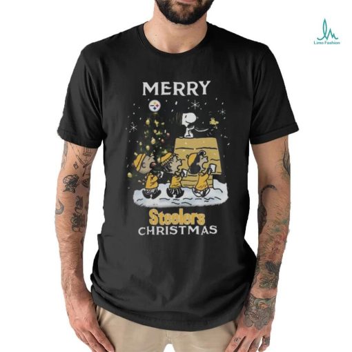 Original Pittsburgh Steelers Snoopy Family Christmas Shirt