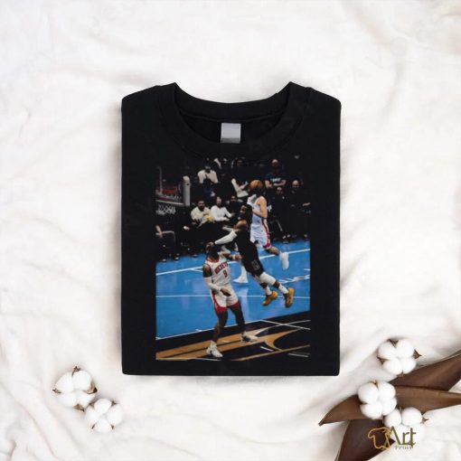 Original Russell Westbrook Dunk Covered Dillon Brooks Whole Face Shirt