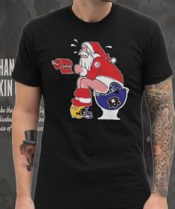 Original Santa Alabama Crimson Tide Make Shit Auburn Tigers Mississippi State And LSU Tigers Helmets Christmas T Shirt