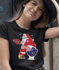 Original Santa Alabama Crimson Tide Make Shit Auburn Tigers Mississippi State And LSU Tigers Helmets Christmas T Shirt