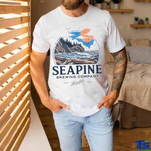Original Seapine Brewing Company Washington Brewery Box T Shirt