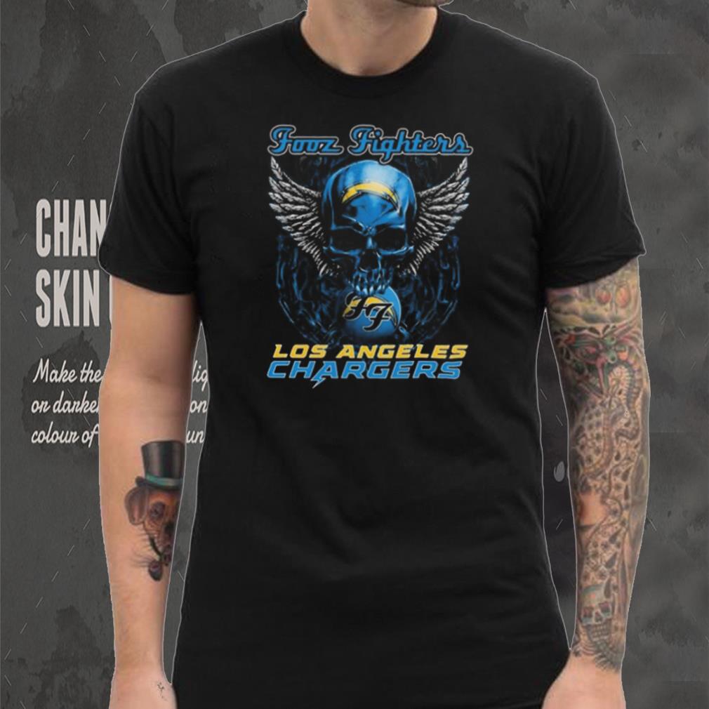 Original Skull Wings Fooz Fighters Los Angeles Chargers T Shirt Original Skull Wings Fooz Fighters Los Angeles Chargers T Shirt