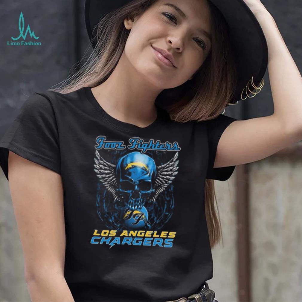 Original Skull Wings Fooz Fighters Los Angeles Chargers T Shirt Original Skull Wings Fooz Fighters Los Angeles Chargers T Shirt