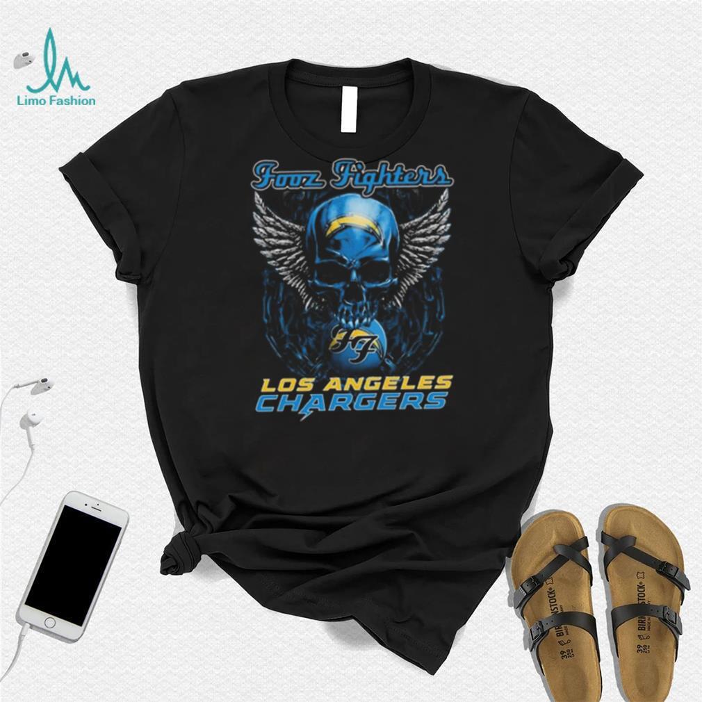 Original Skull Wings Fooz Fighters Los Angeles Chargers T Shirt Original Skull Wings Fooz Fighters Los Angeles Chargers T Shirt