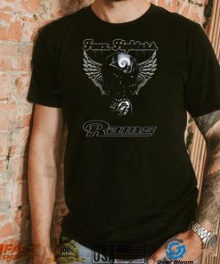 Original Skull Wings Fooz Fighters Los Angeles Rams T Shirt