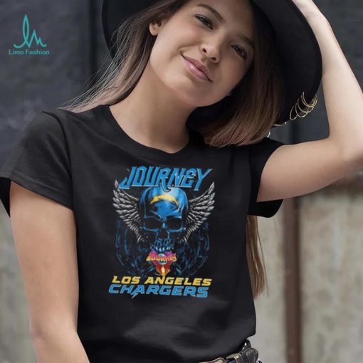 Original Skull Wings Journey Los Angeles Chargers T Shirt