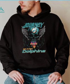 Original Skull Wings Journey Miami Dolphins T Shirt