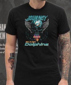 Original Skull Wings Journey Miami Dolphins T Shirt