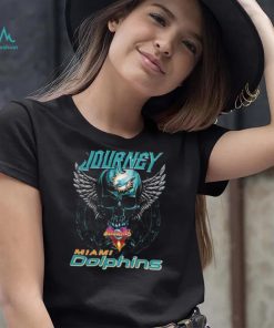 Original Skull Wings Journey Miami Dolphins T Shirt
