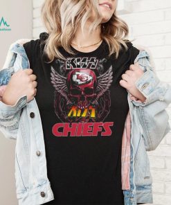 Original Skull Wings Kiss Kansas City Chiefs T Shirt